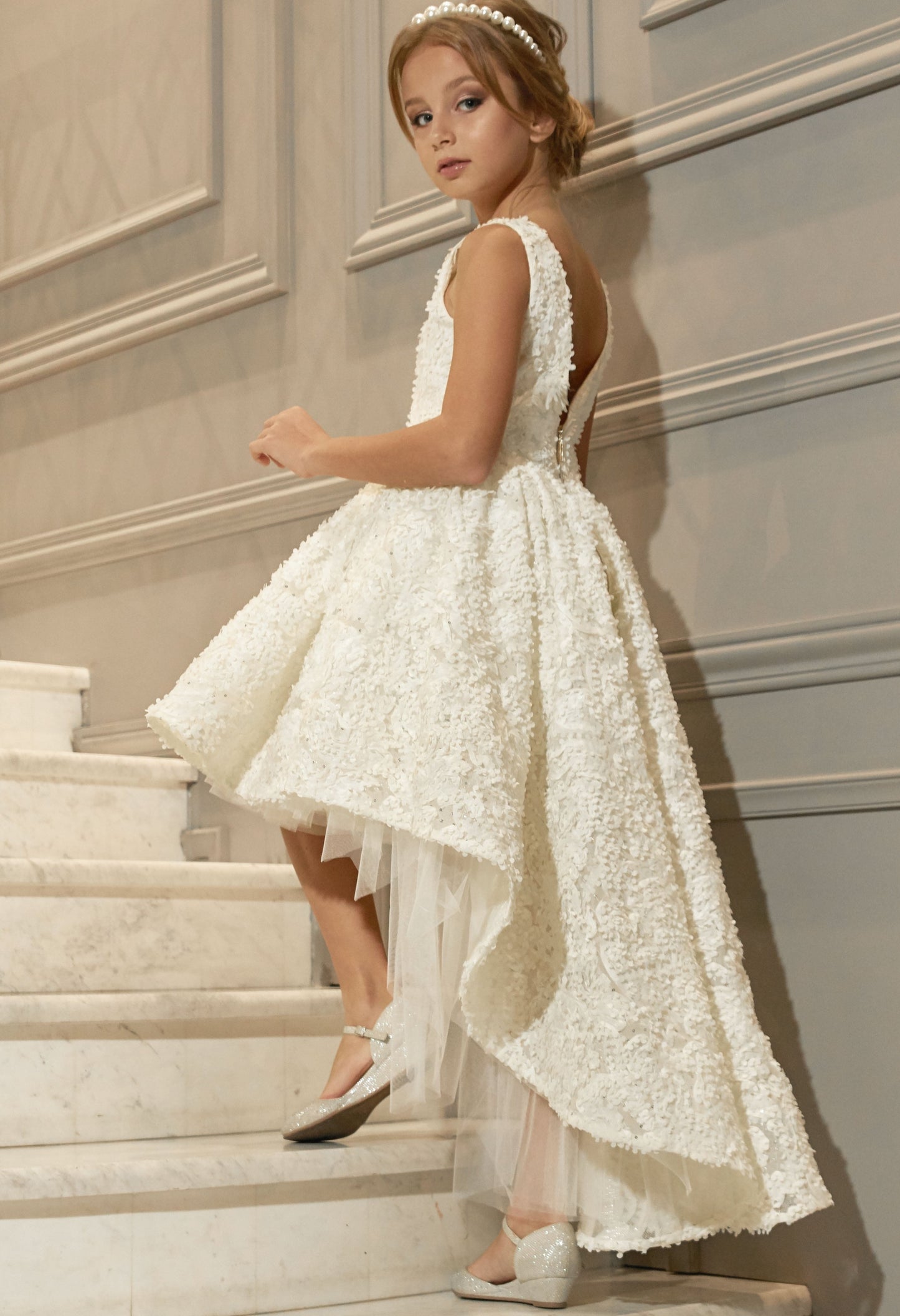 ISABELLA  VANILLA DRESS